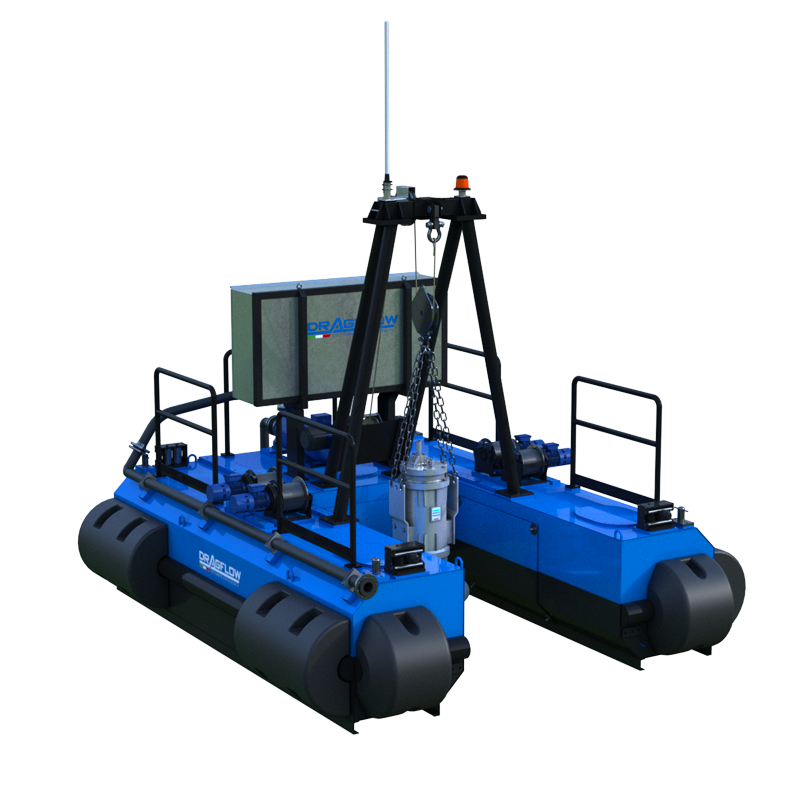 Remote controlled dredges