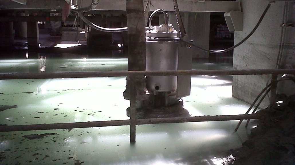 Pompes submersibles pour la récupération des déchets 1