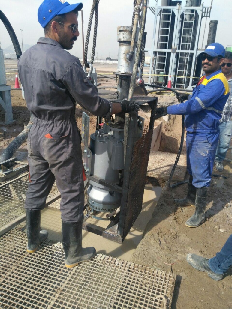 Pumping of bentonite with dredging pumps 1